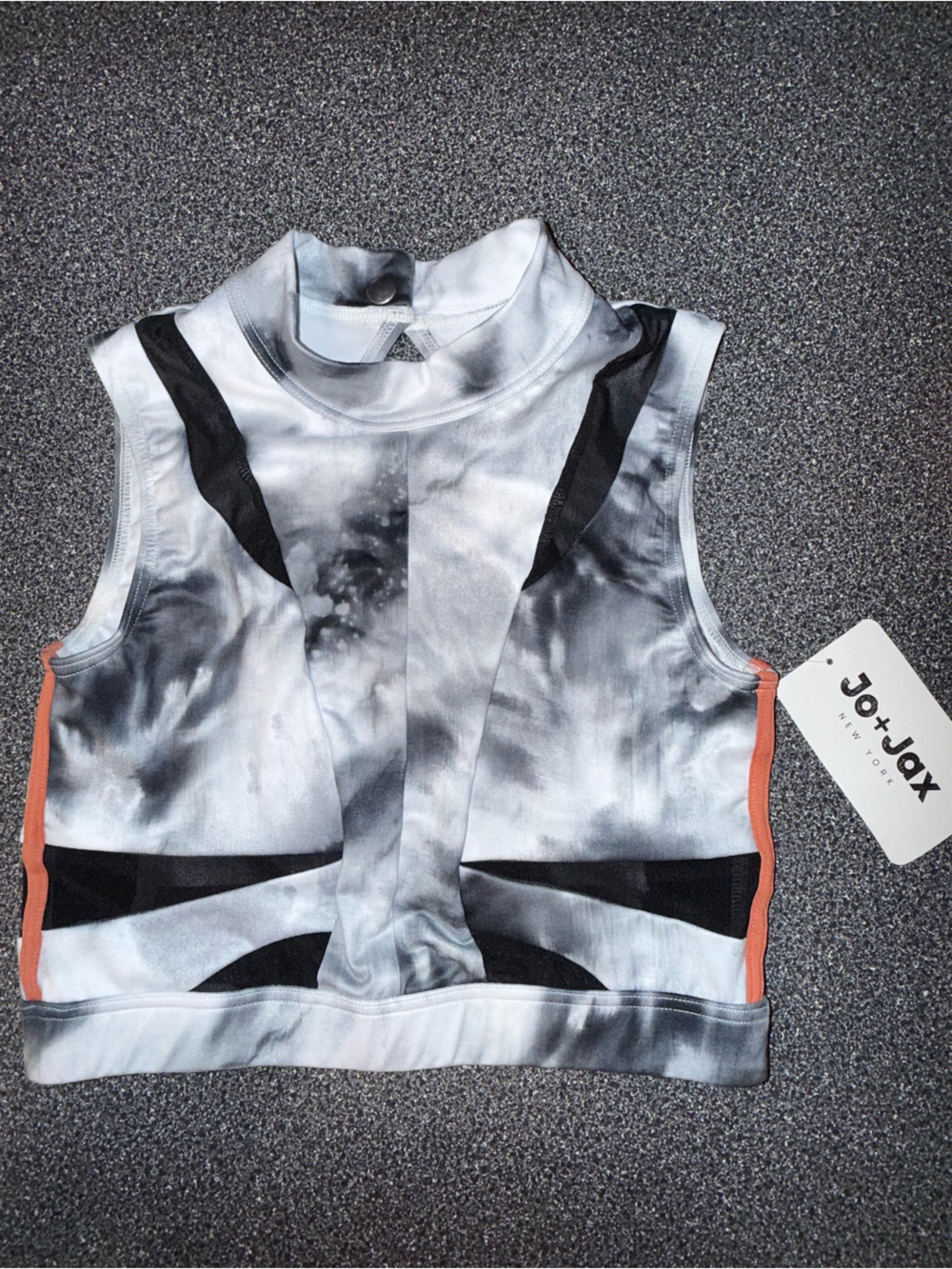 Jo & Jax NWT! Victory Crop Black/White Size Small Adult (2/4)